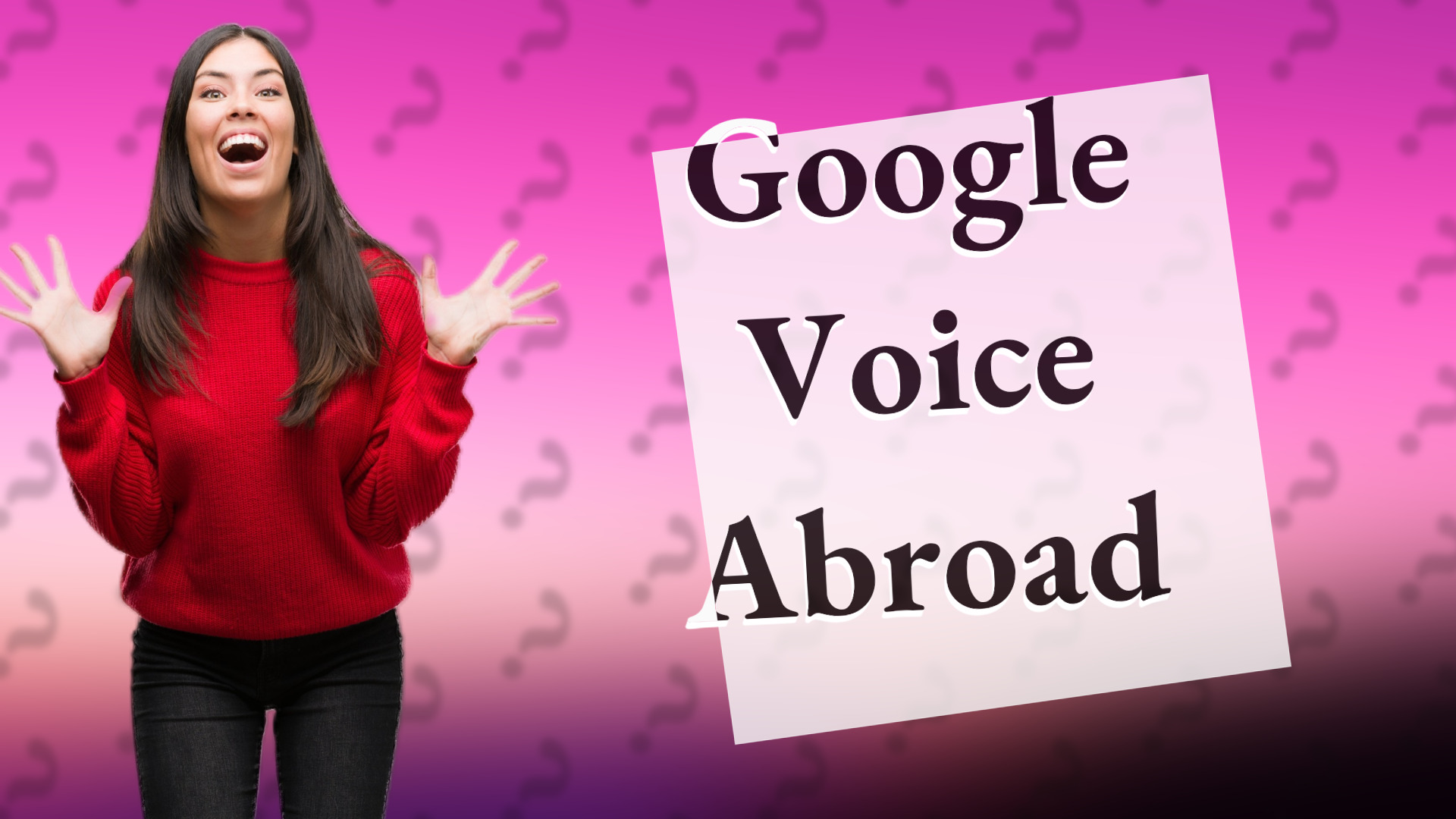 Google Voice Abroad