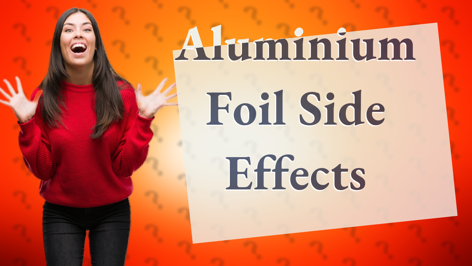 Aluminium Foil Side Effects