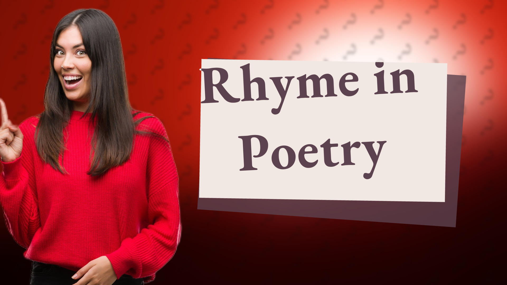 Rhyme in Poetry