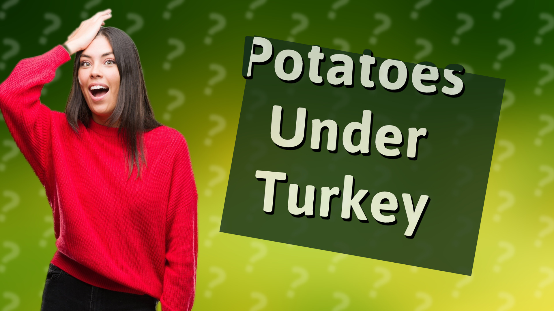 Potatoes Under Turkey