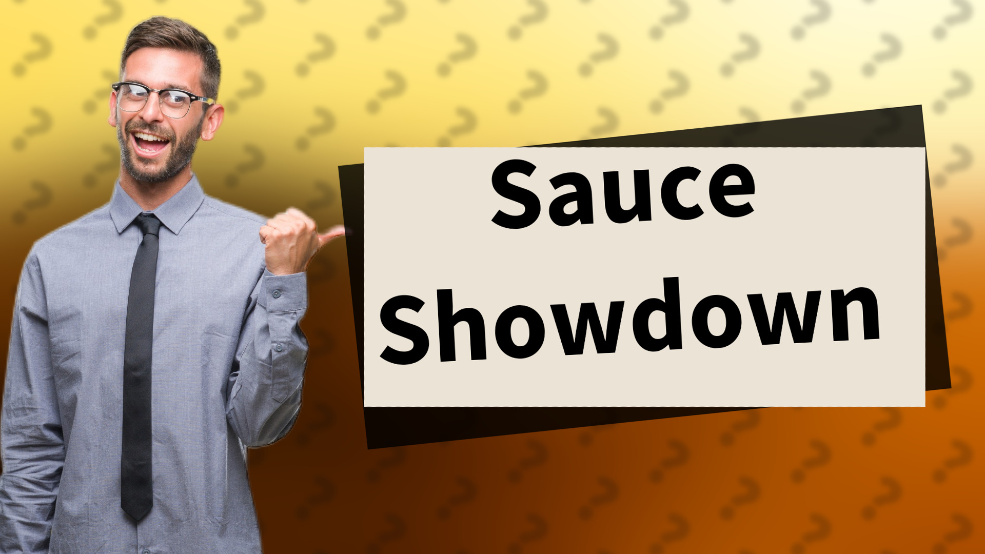 Sauce Showdown