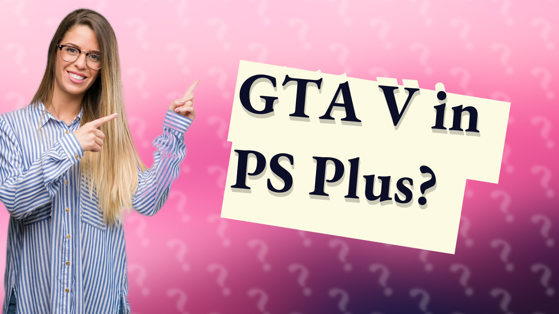GTA V in PS Plus?