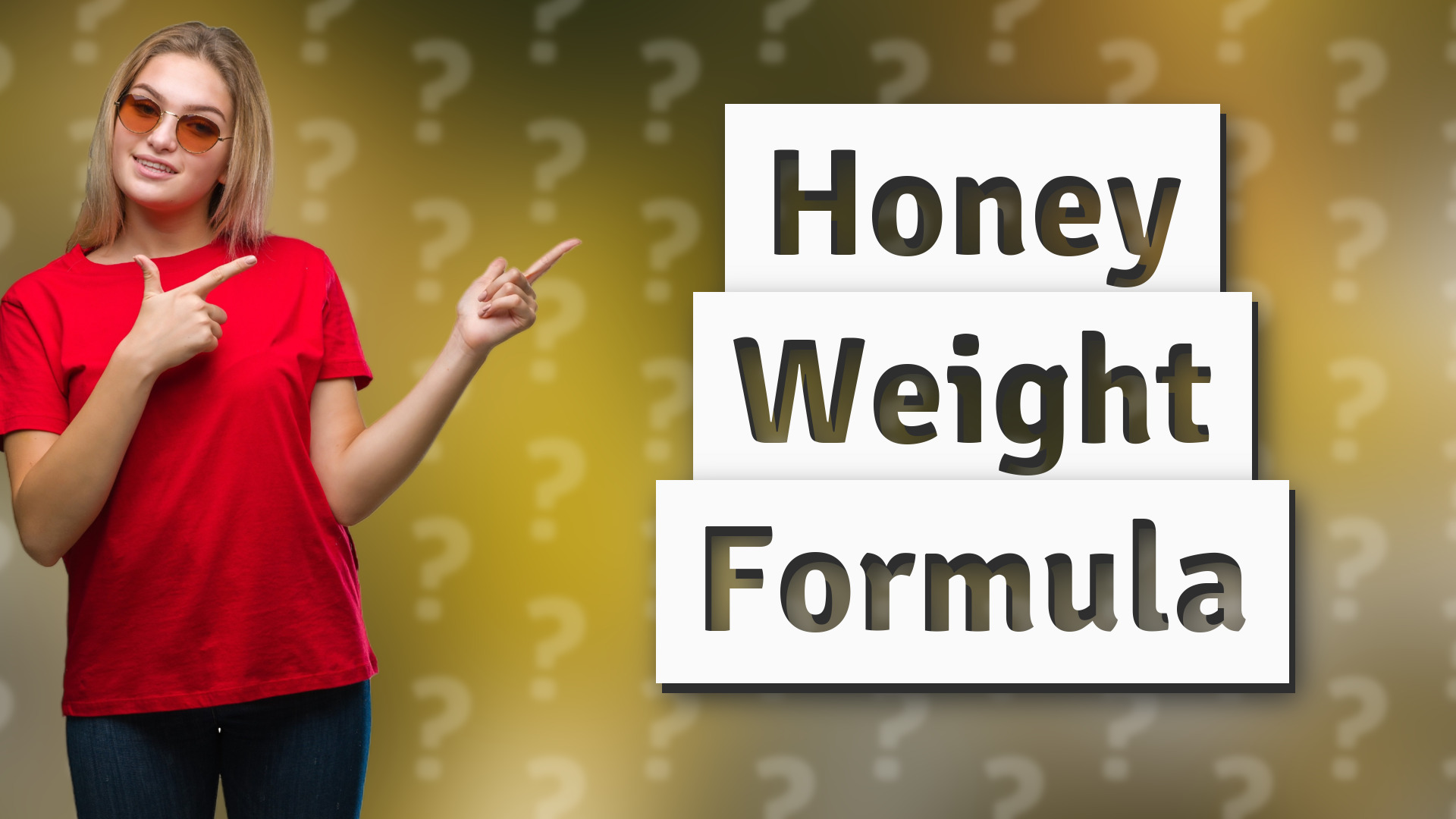 Honey Weight Formula
