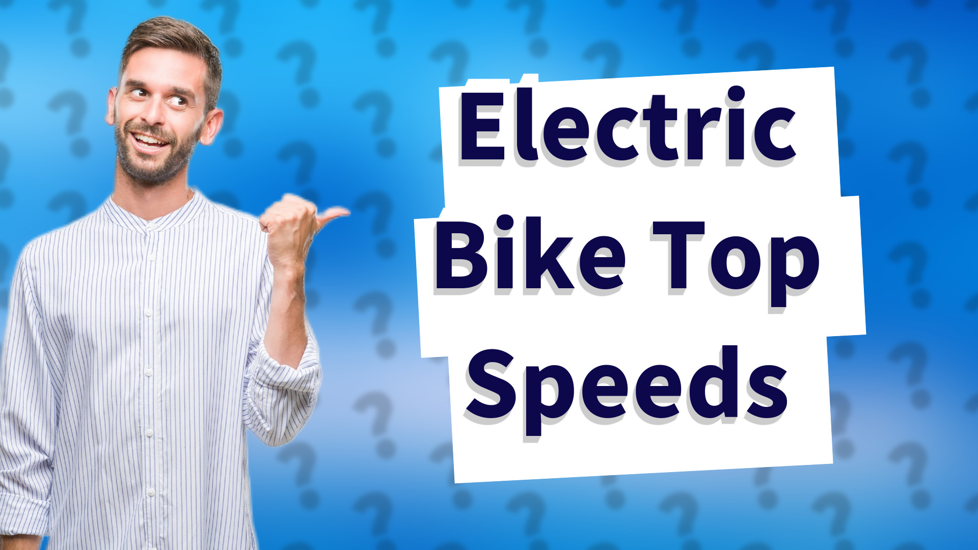 Electric Bike Top Speeds