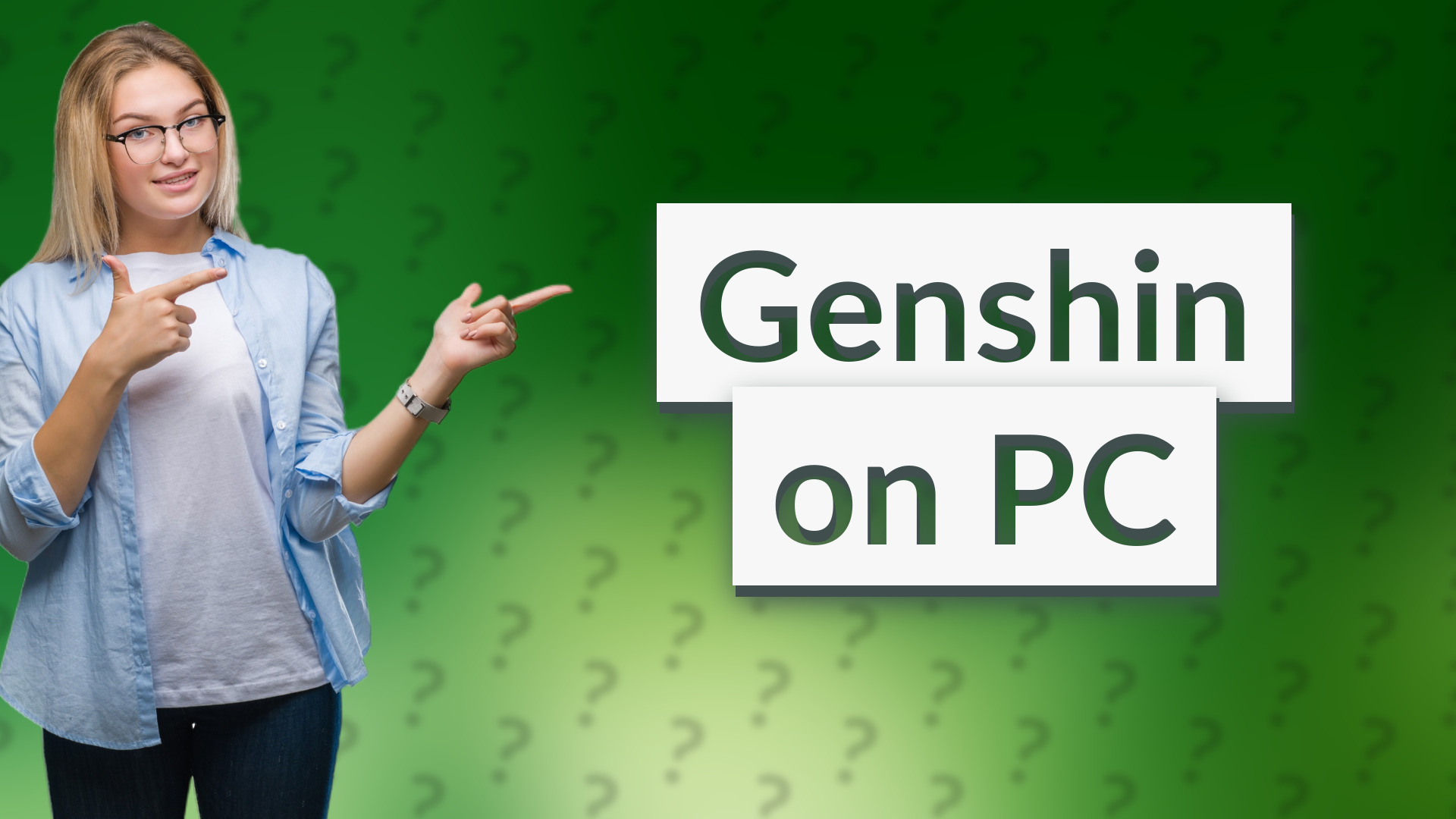 Genshin on PC