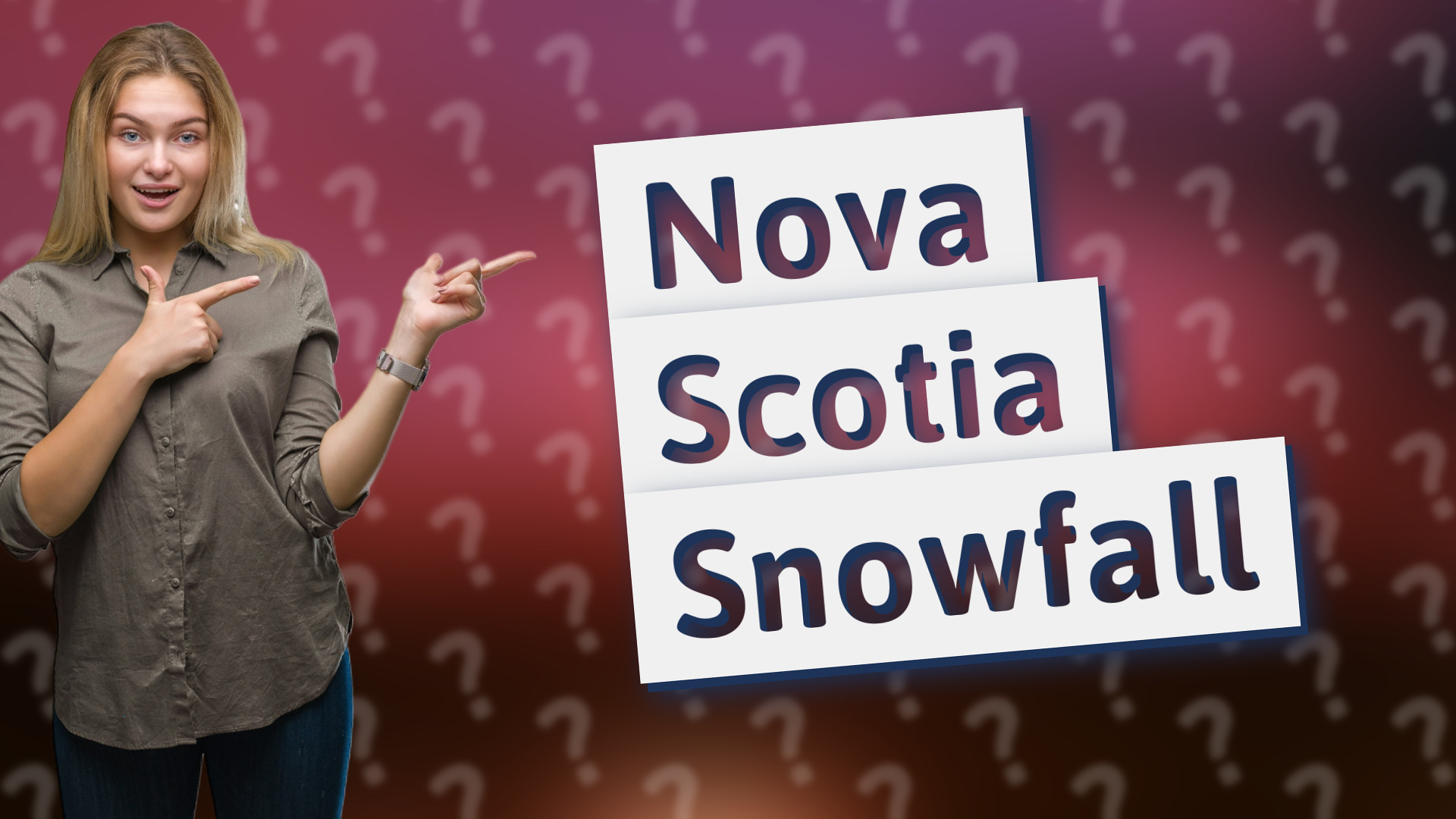 Nova Scotia Snowfall