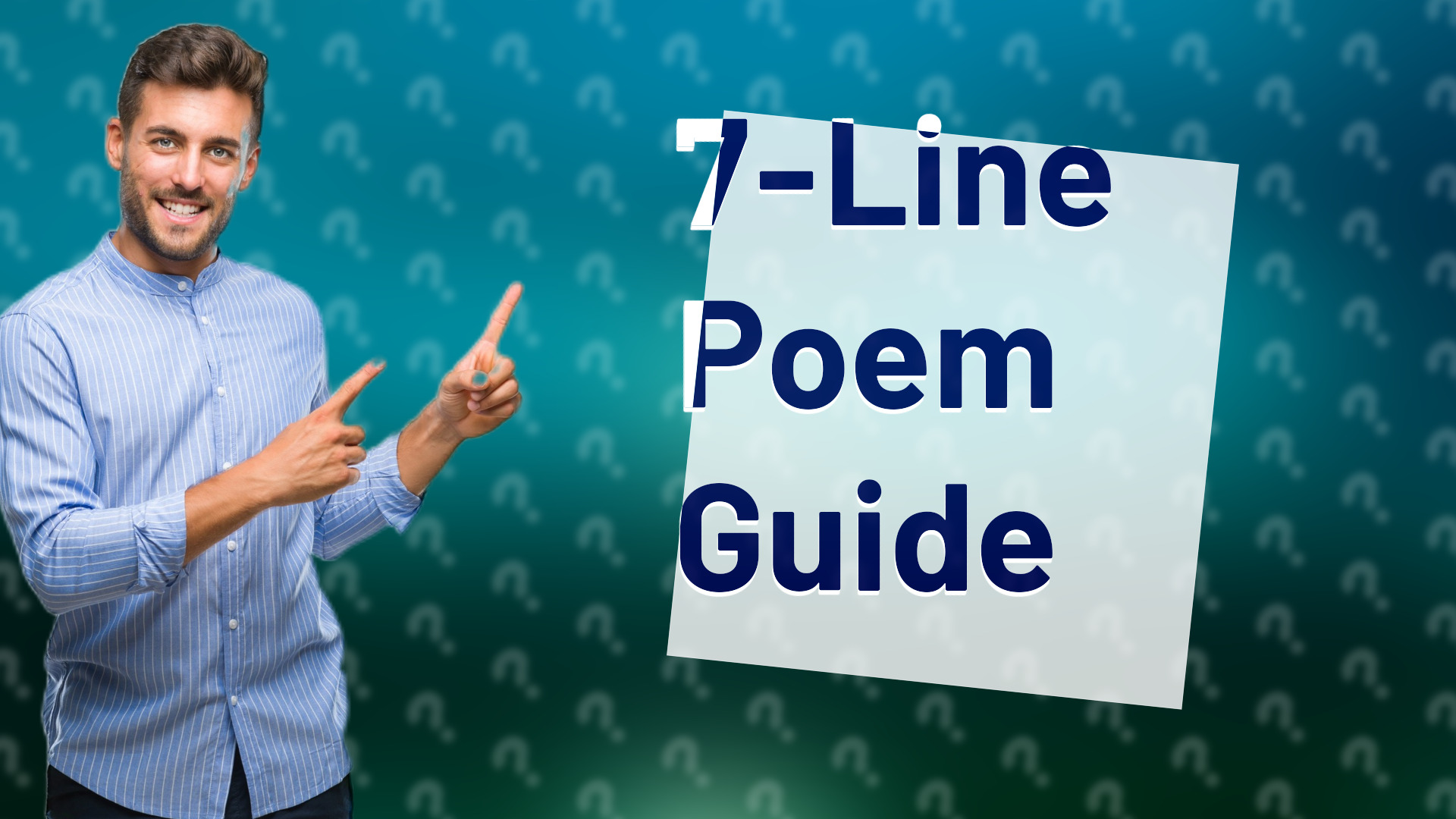 7-Line Poem Guide