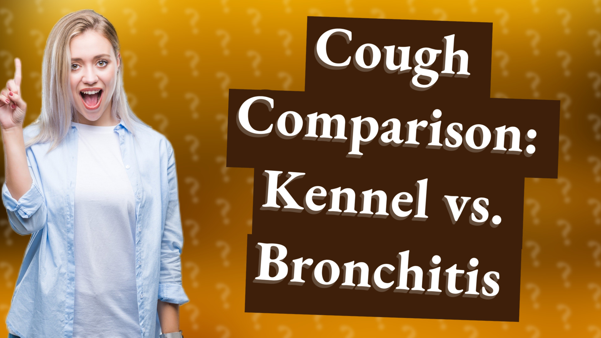 Cough Comparison: Kennel vs. Bronchitis