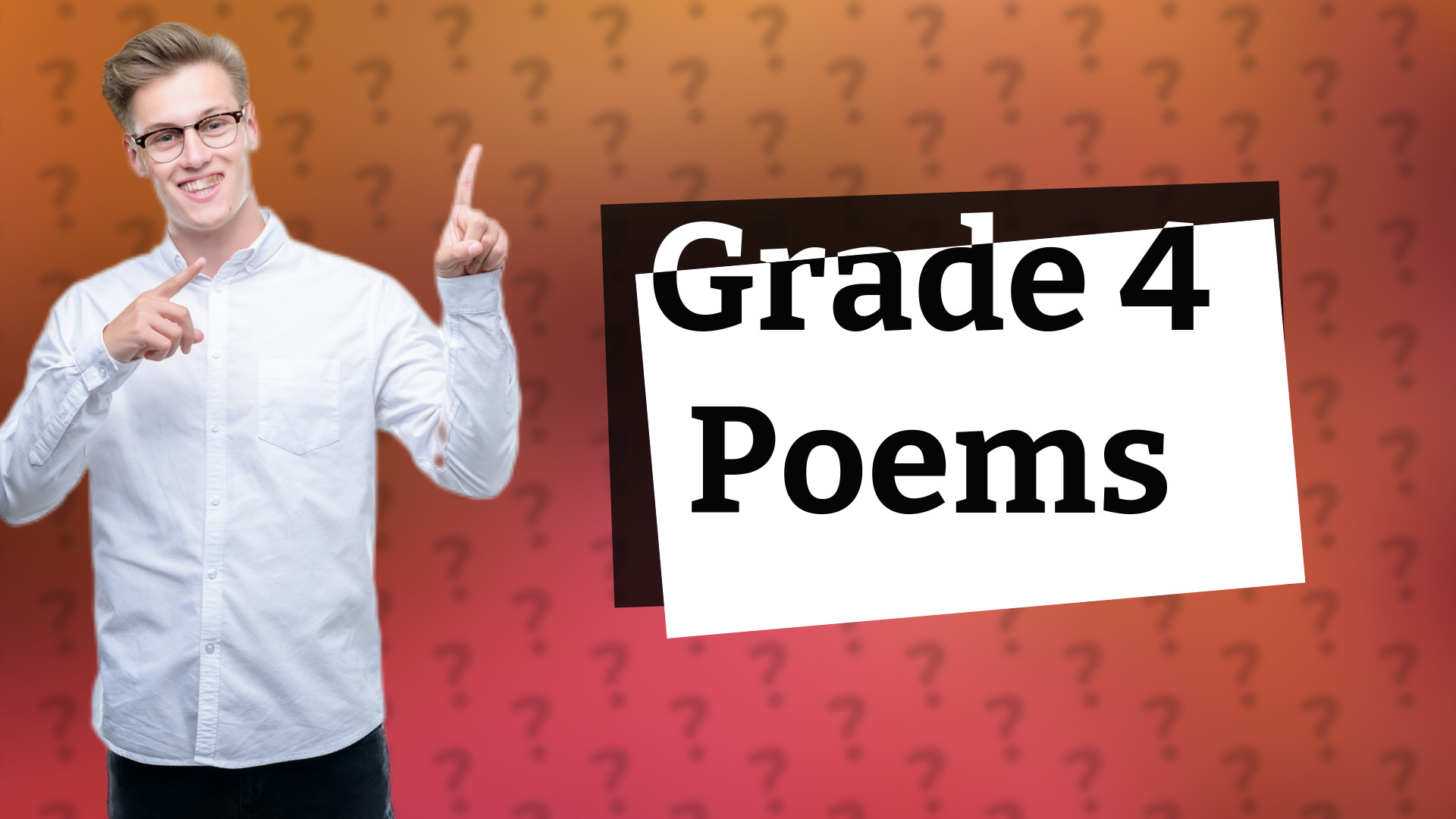 Grade 4 Poems