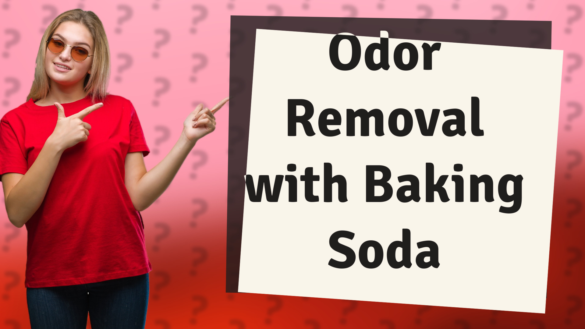 Odor Removal with Baking Soda