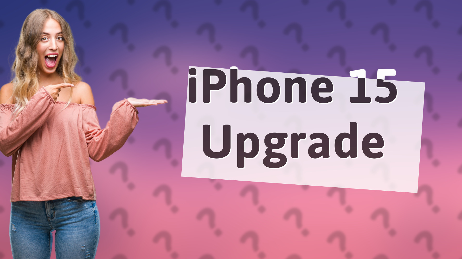 iPhone 15 Upgrade