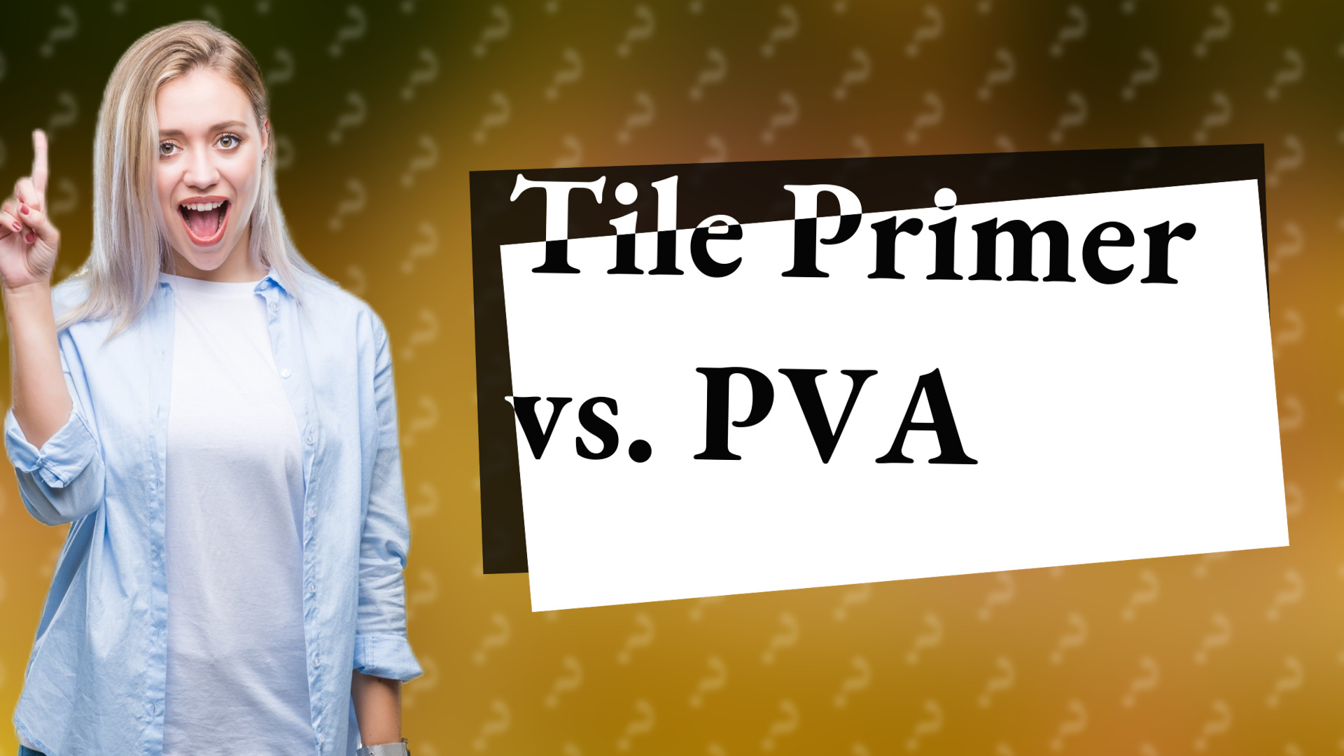 Tile Primer vs. PVA