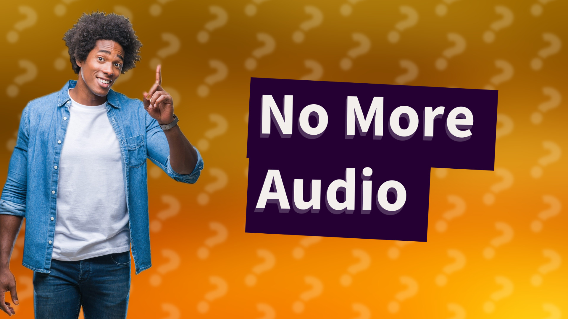No More Audio
