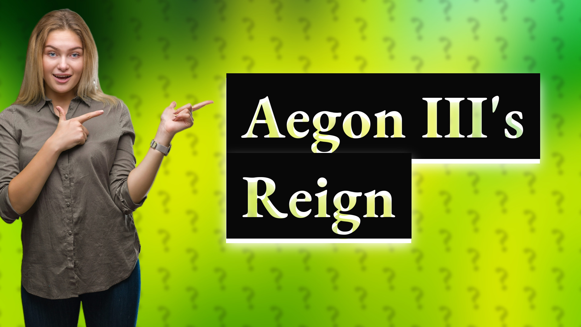 Aegon III's Reign