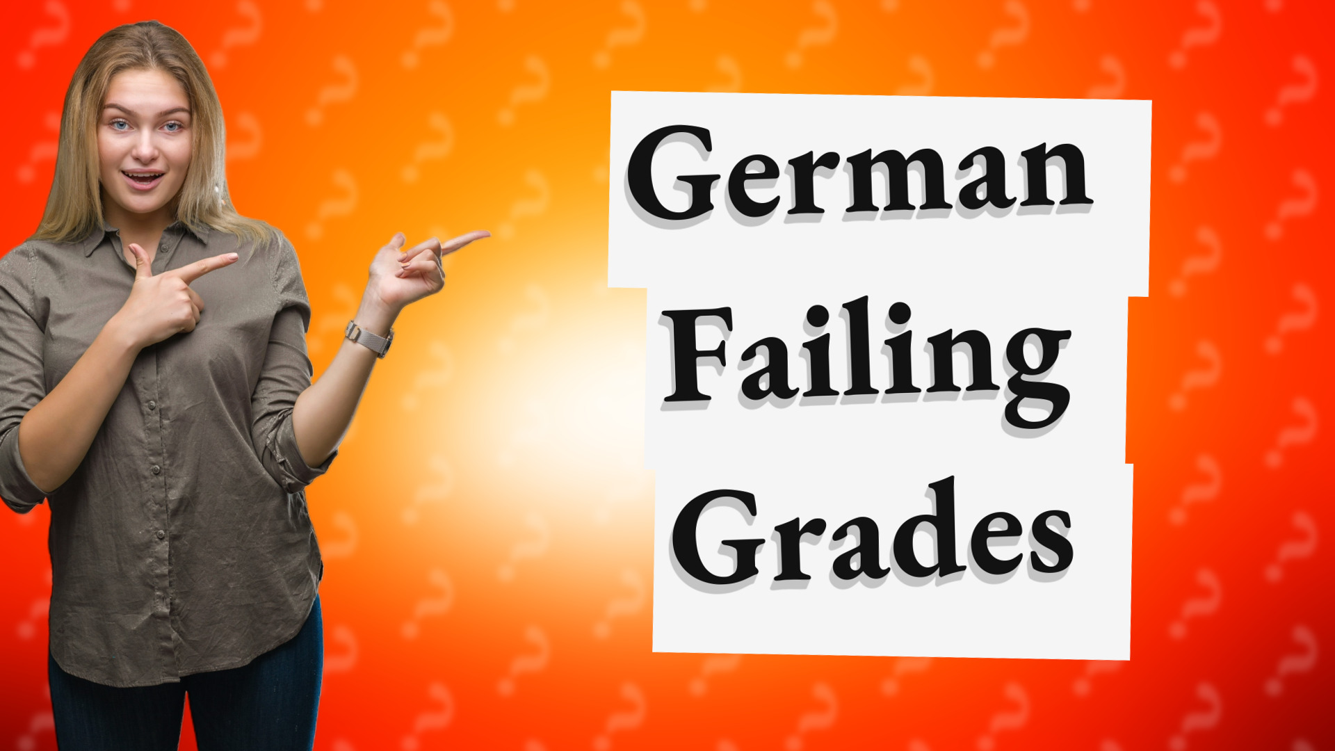 German Failing Grades