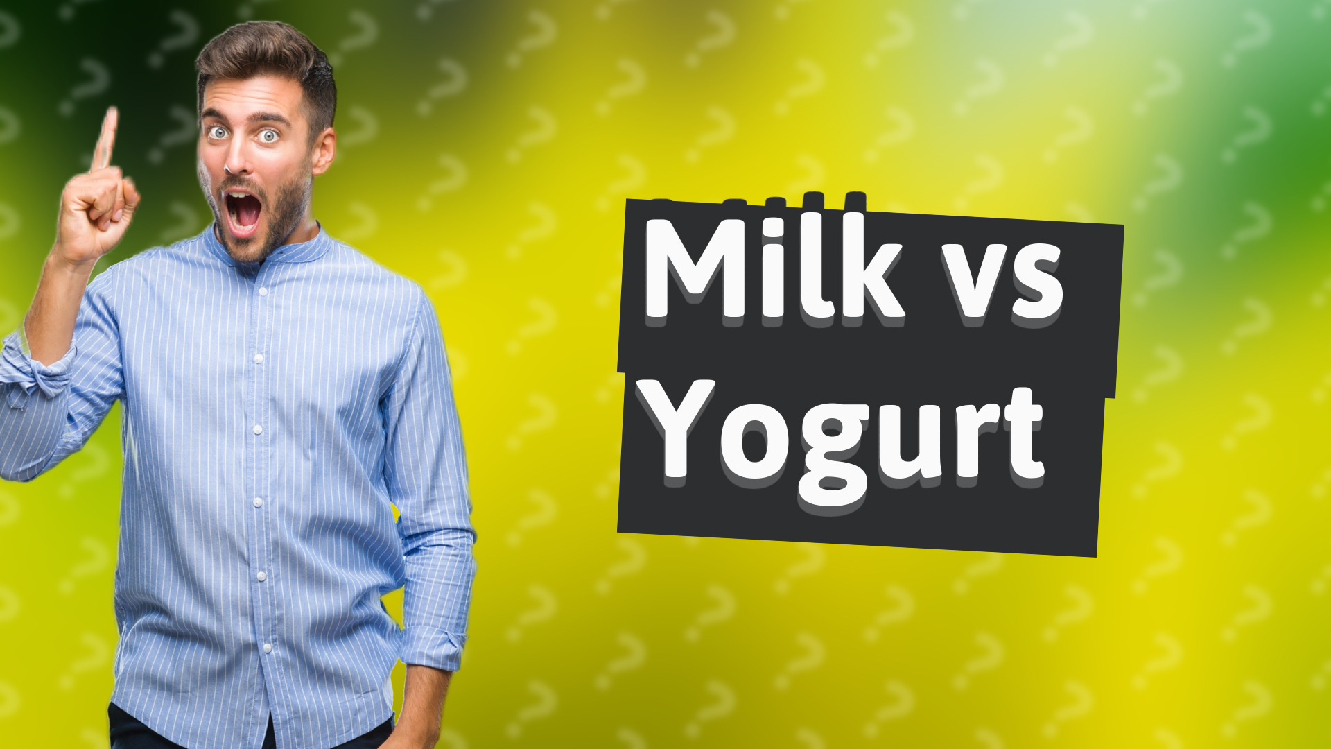 Milk vs Yogurt