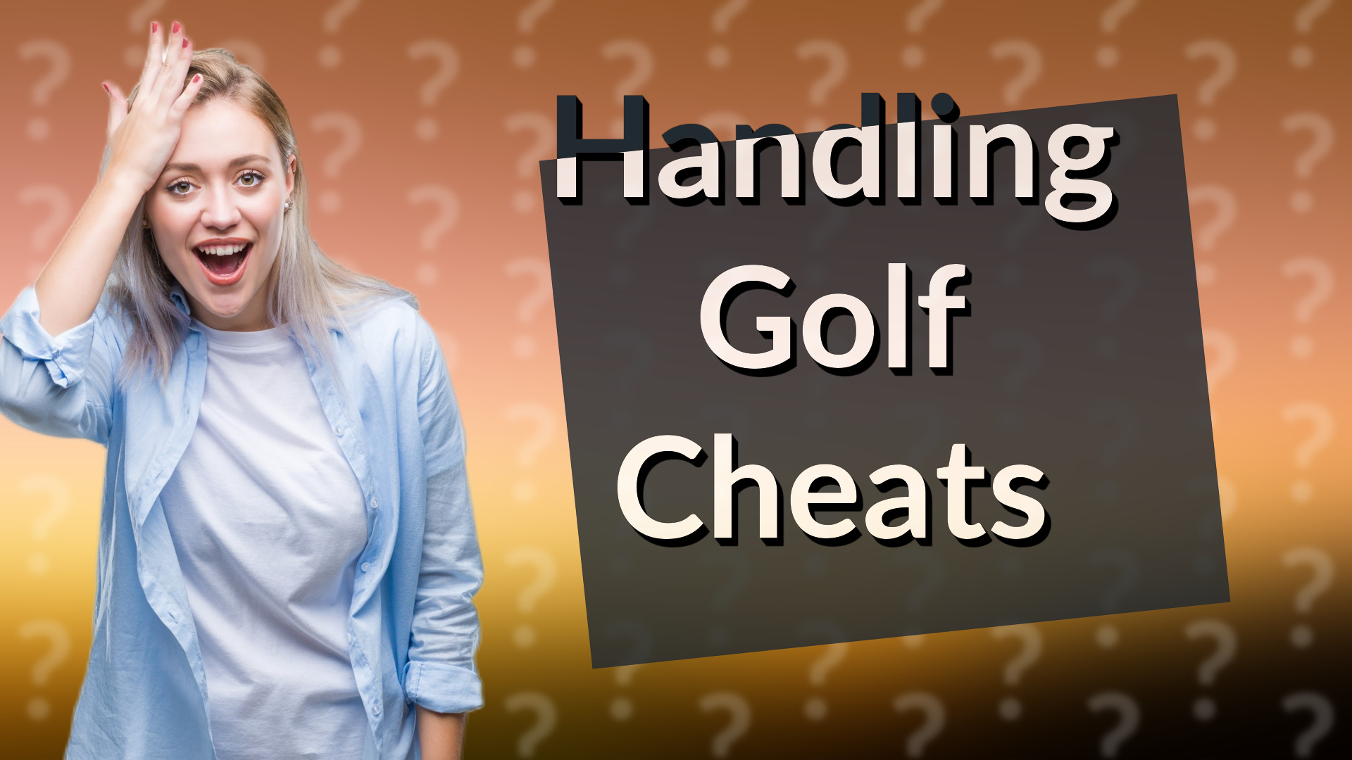 Handling Golf Cheats