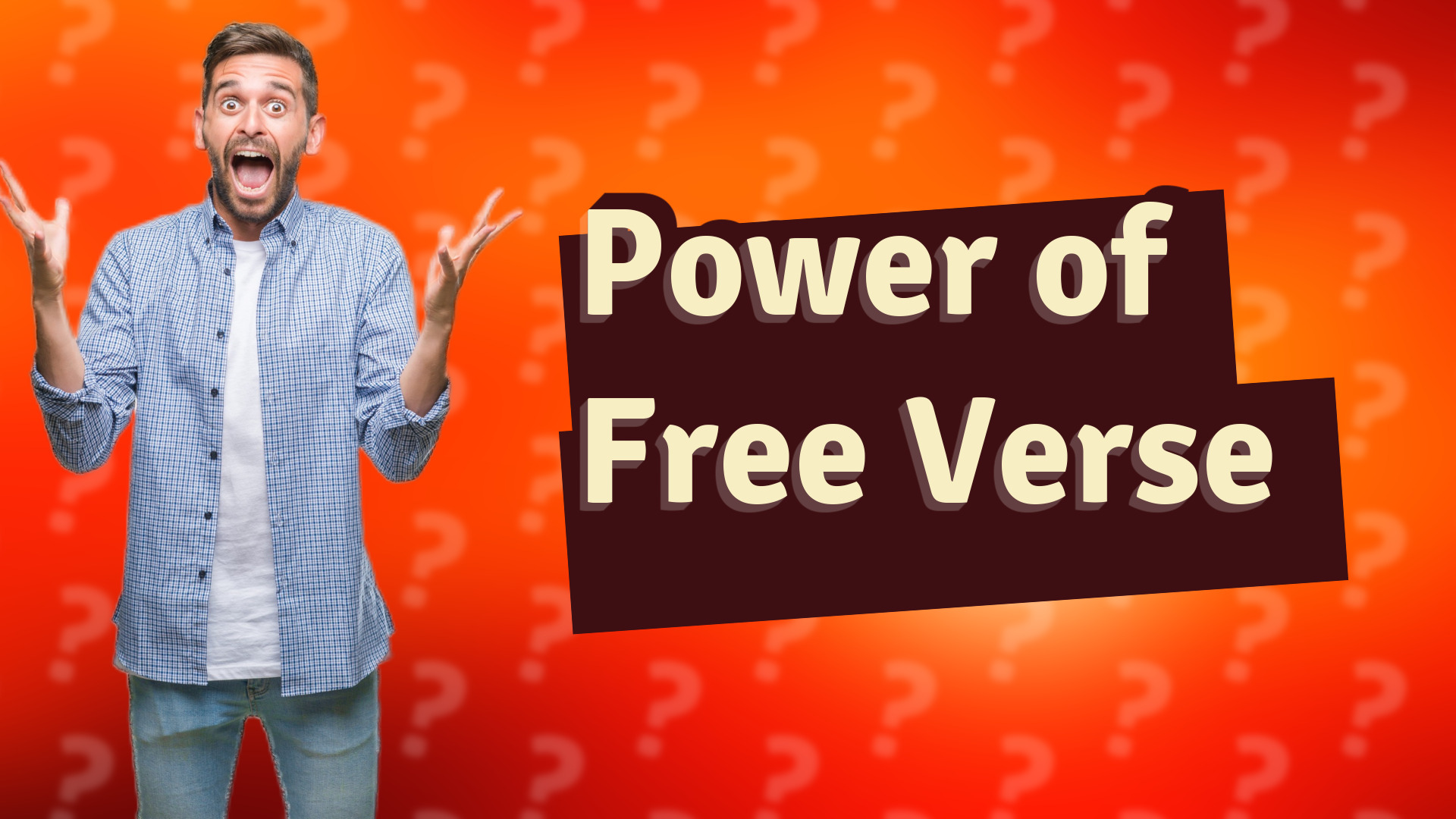 Power of Free Verse