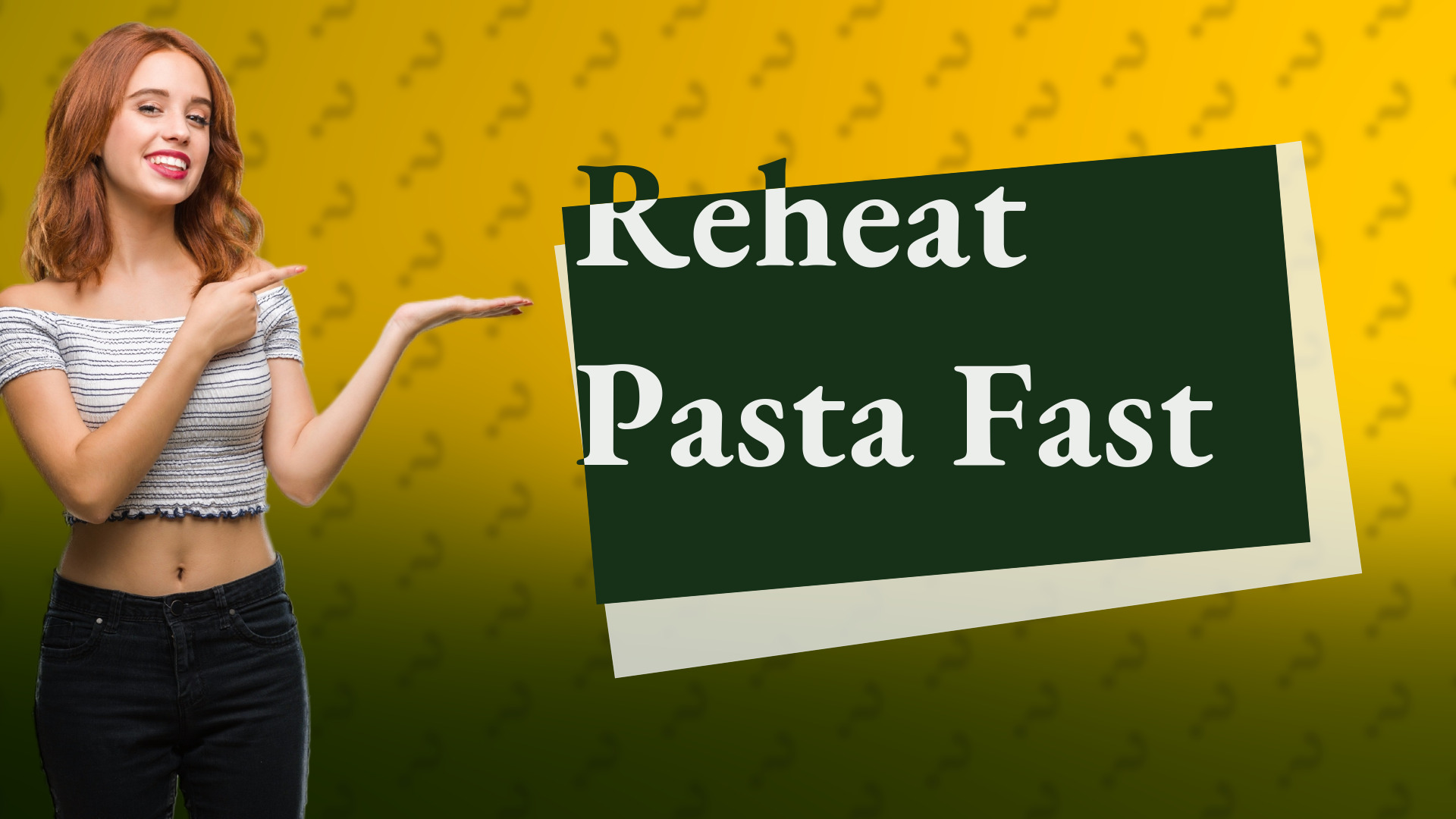 Reheat Pasta Fast