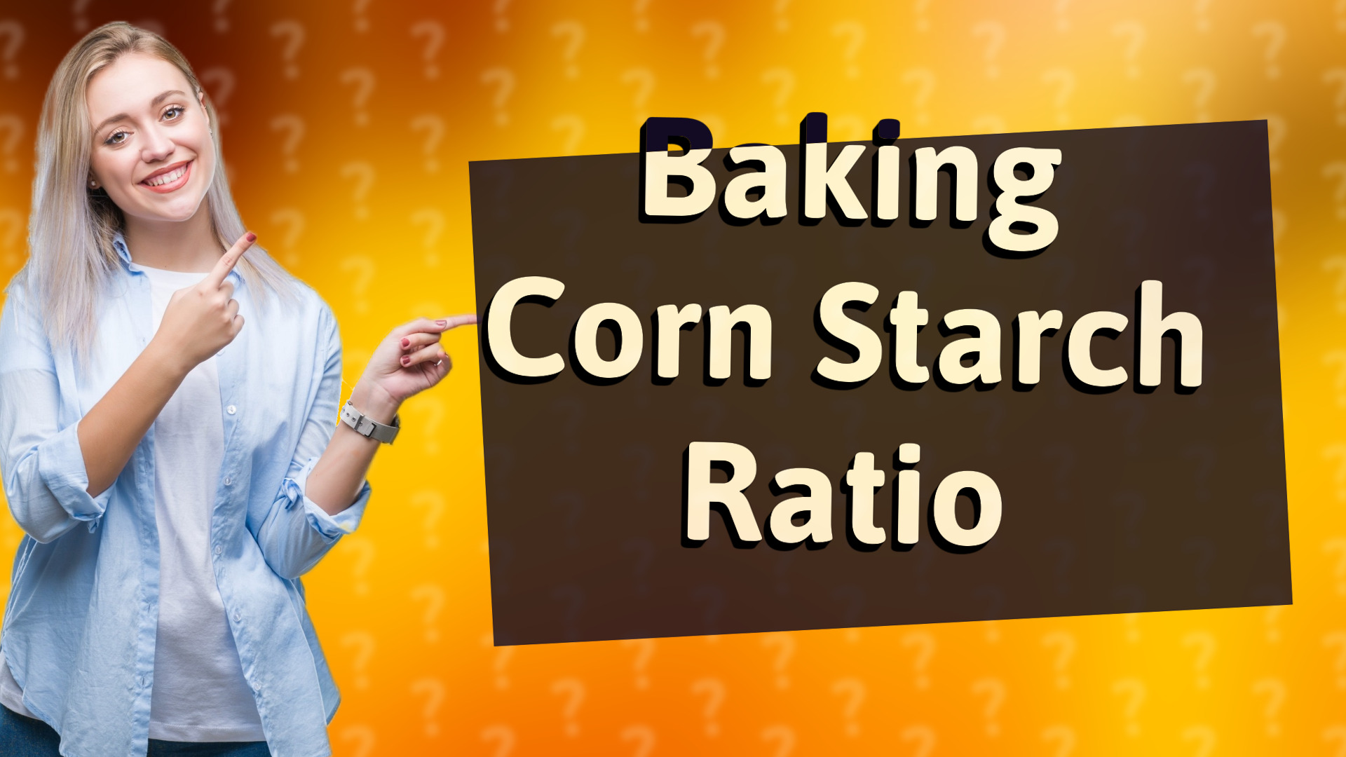 Baking Corn Starch Ratio