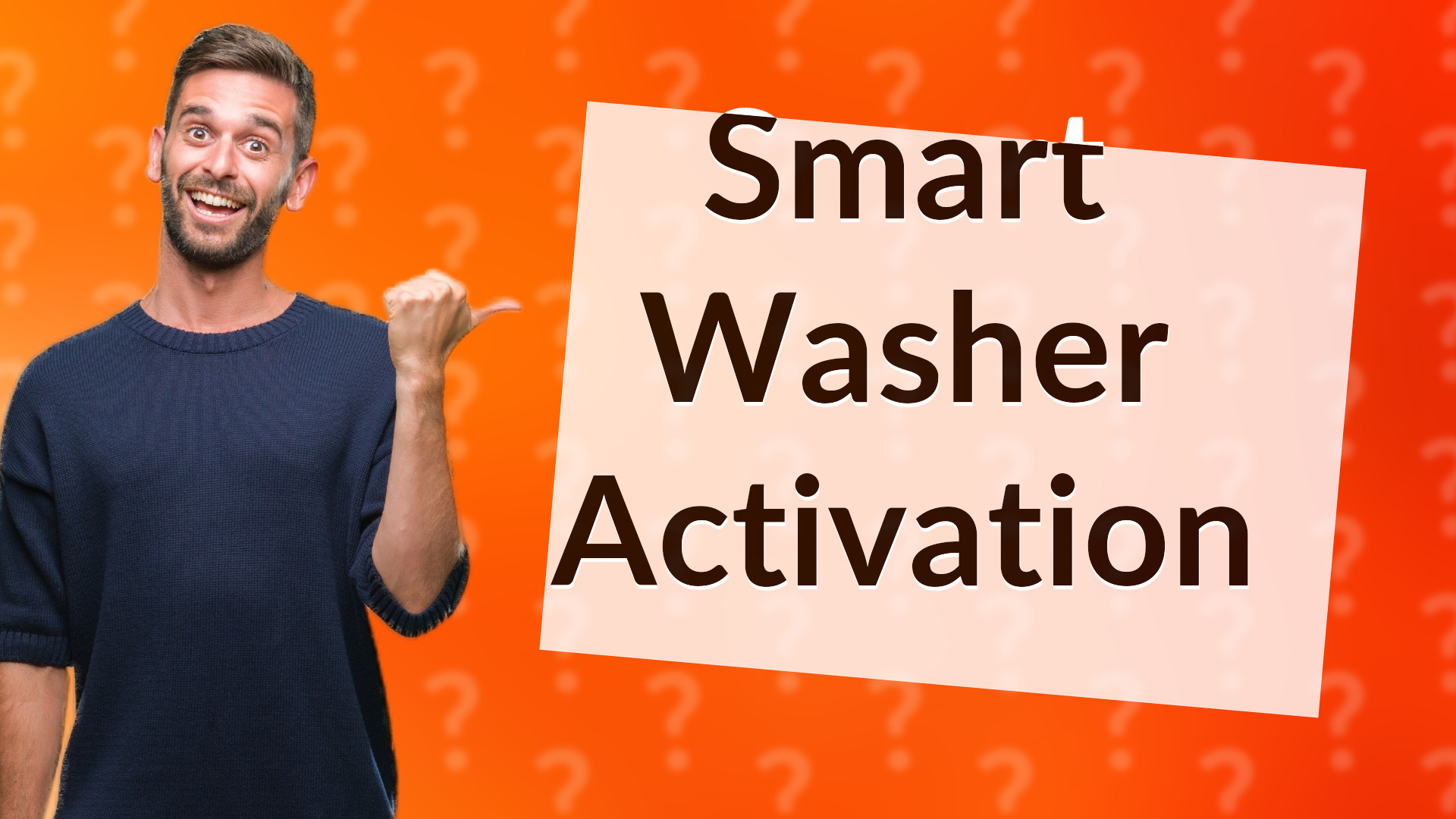 Smart Washer Activation