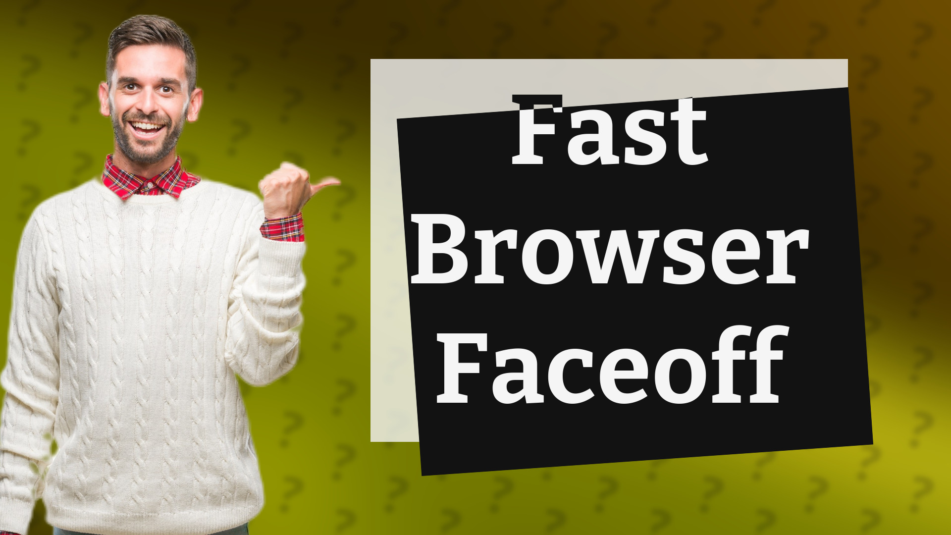 Fast Browser Faceoff