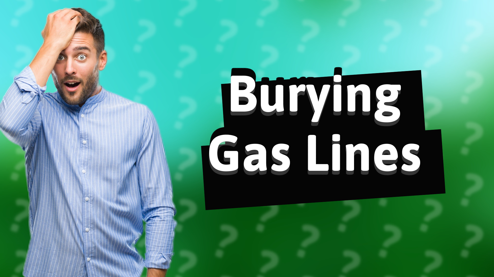 Burying Gas Lines