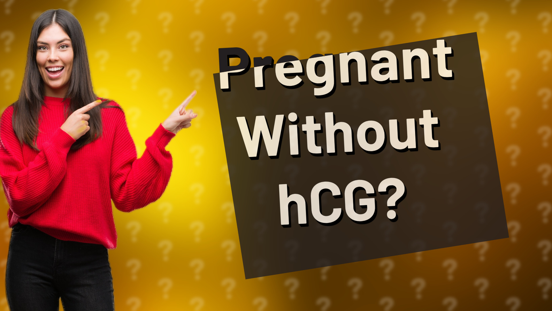Pregnant Without hCG?