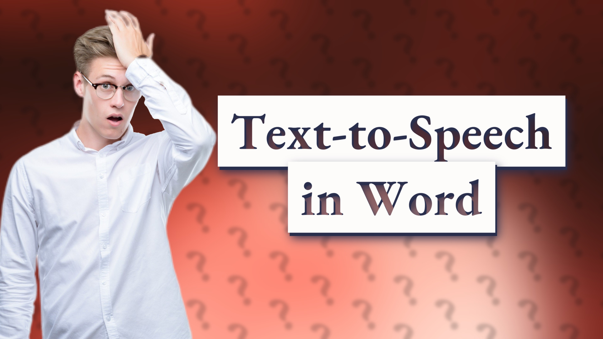 Text-to-Speech in Word