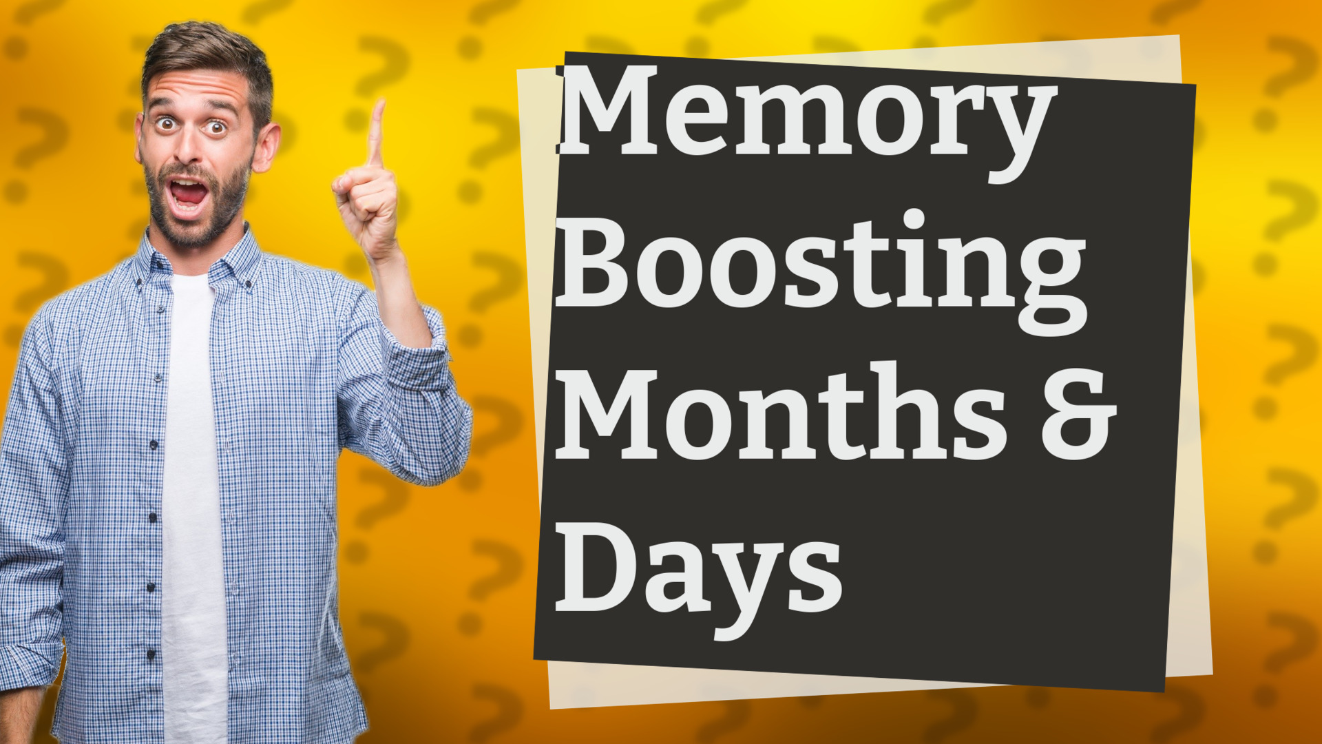 Memory Boosting Months & Days