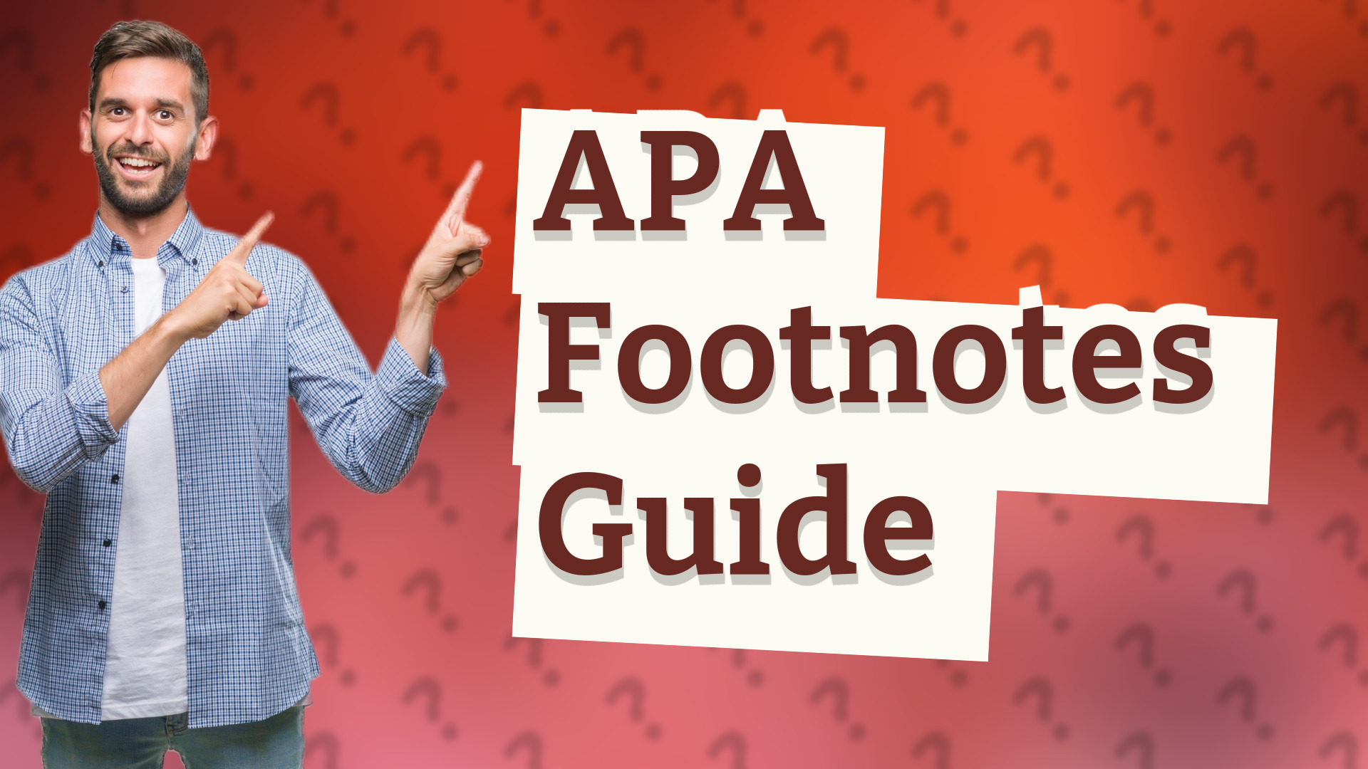 APA Footnotes Guide