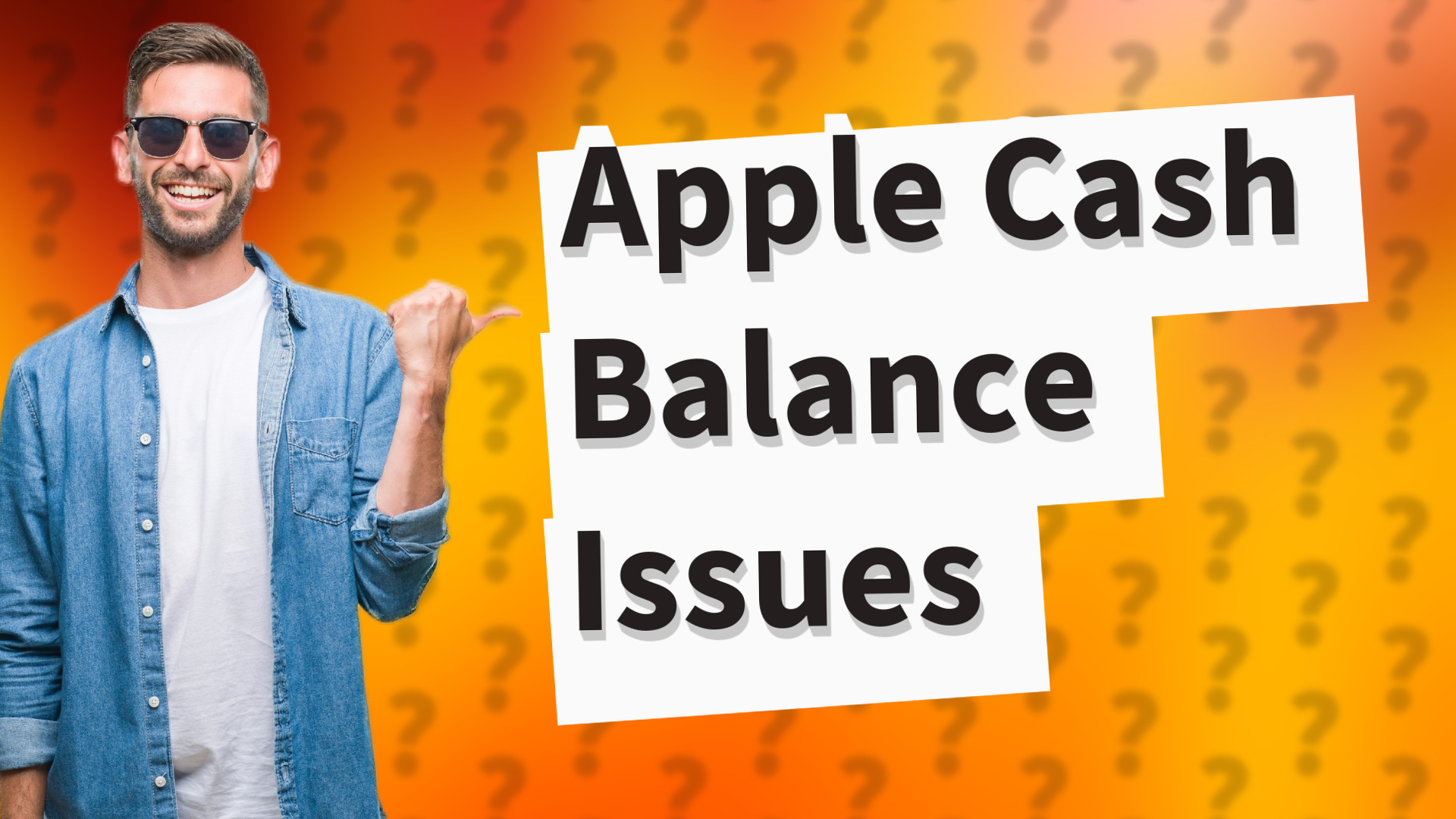 Apple Cash Balance Issues