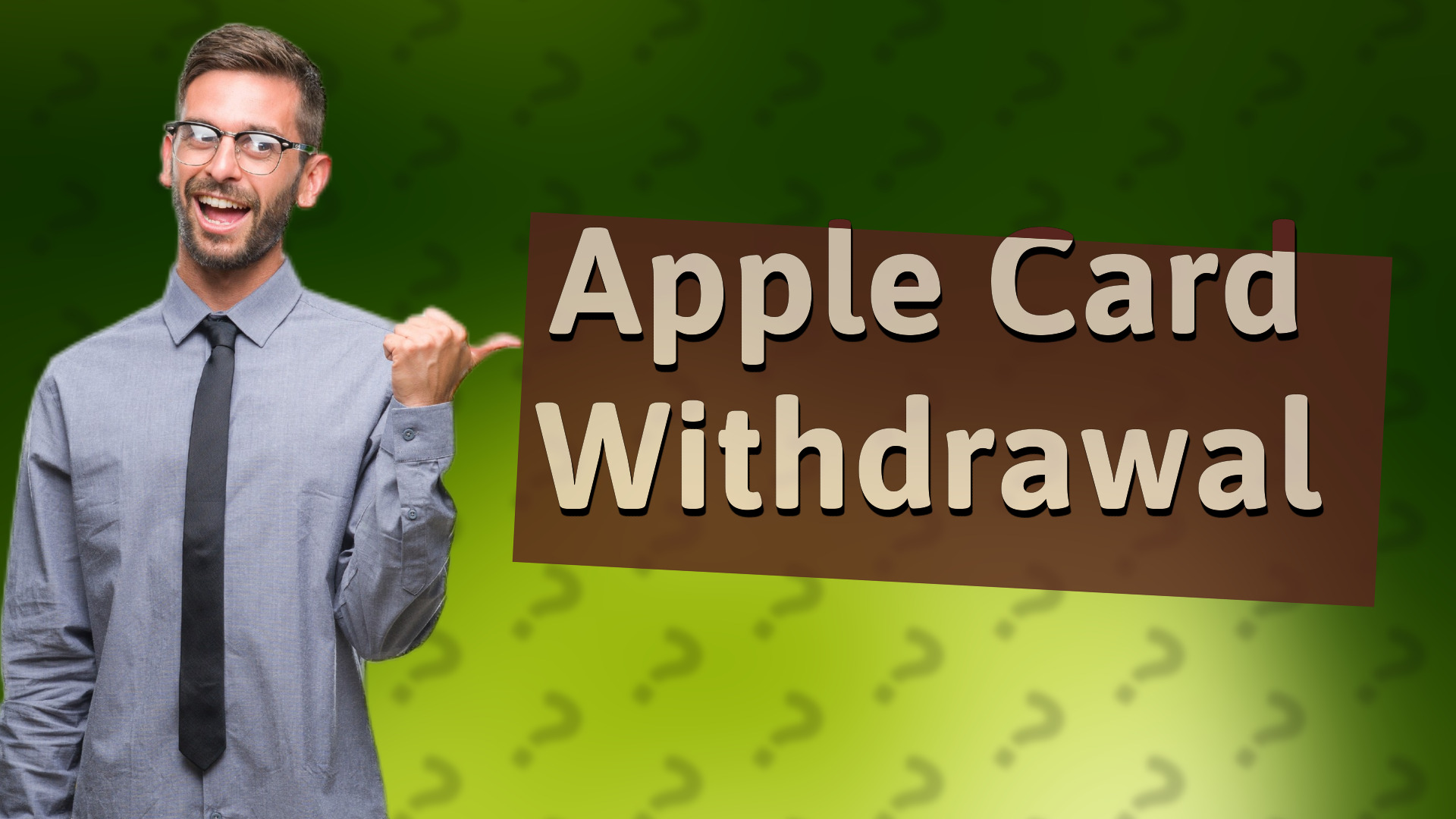 Apple Card Withdrawal