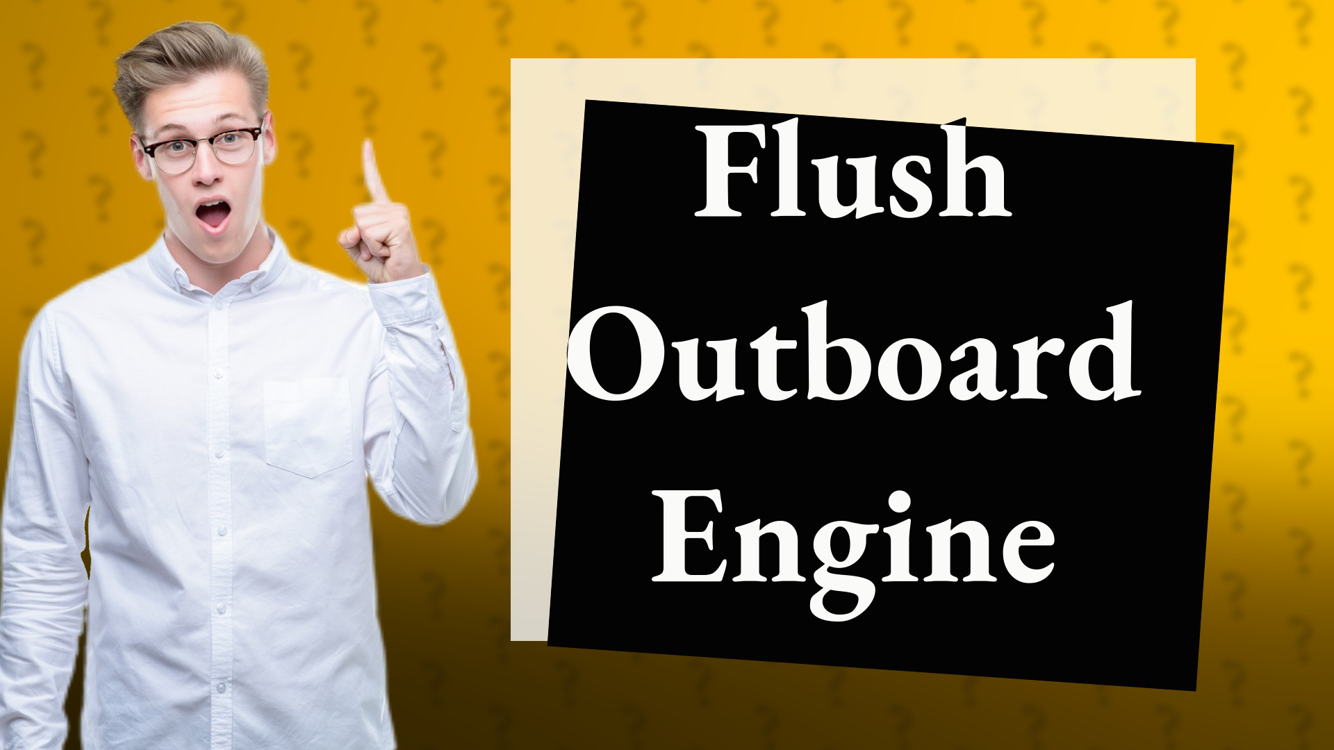 Flush Outboard Engine