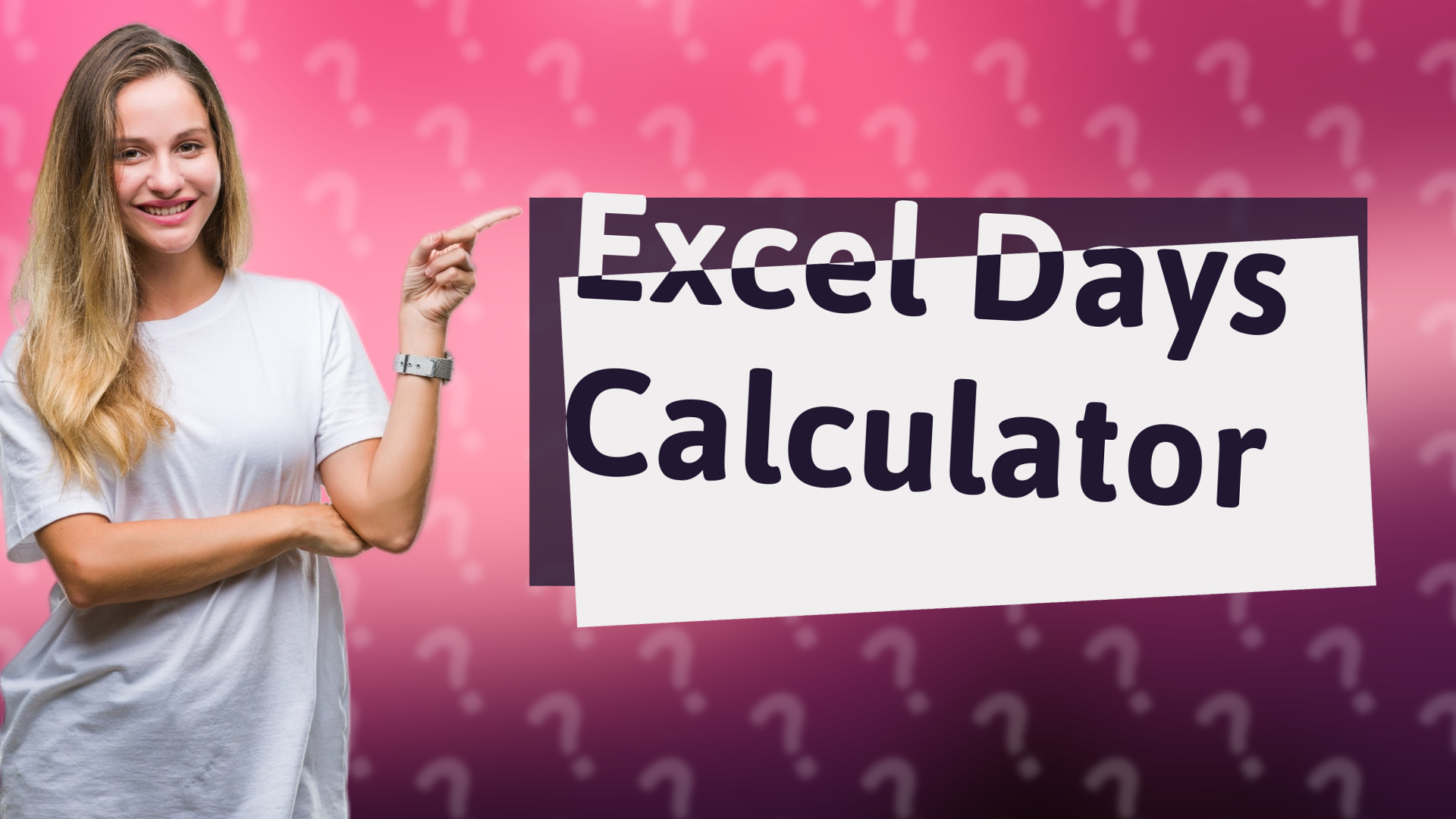 Excel Days Calculator