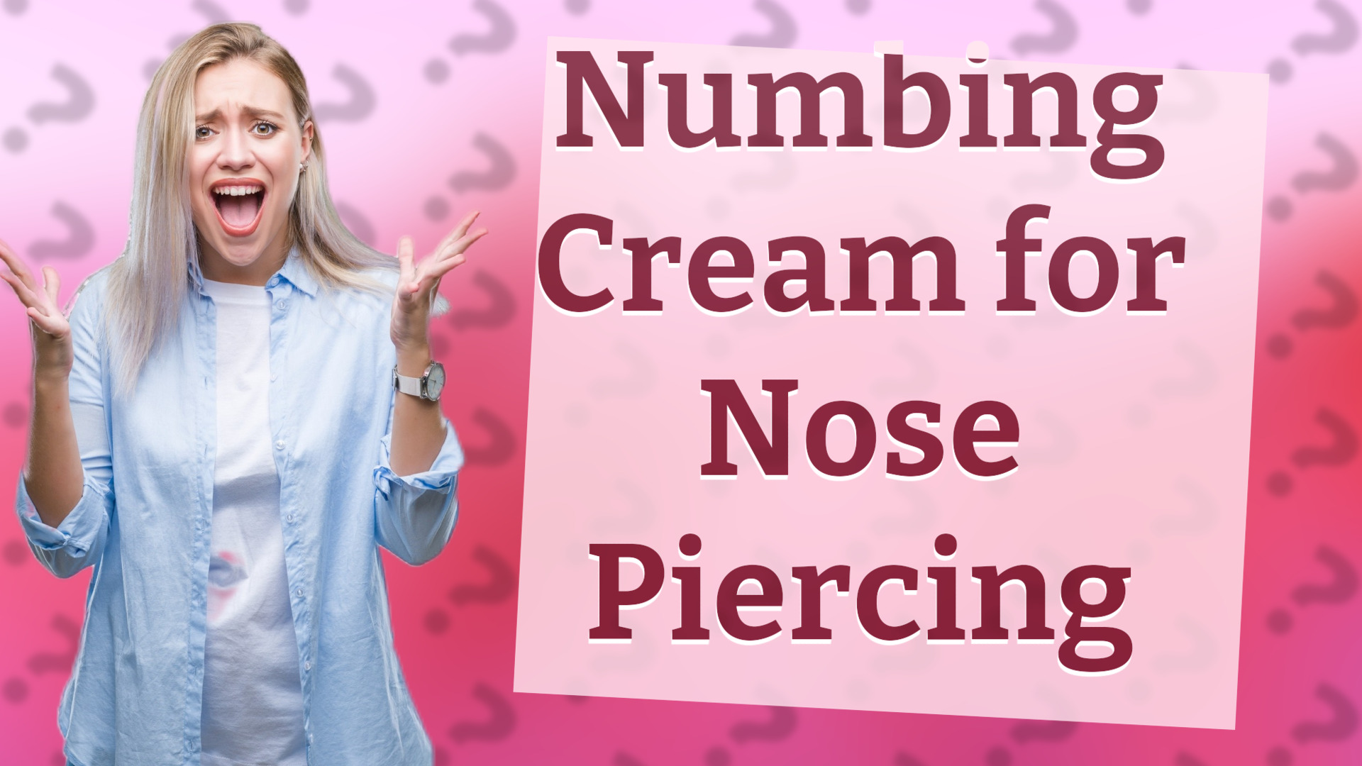 Numbing Cream for Nose Piercing