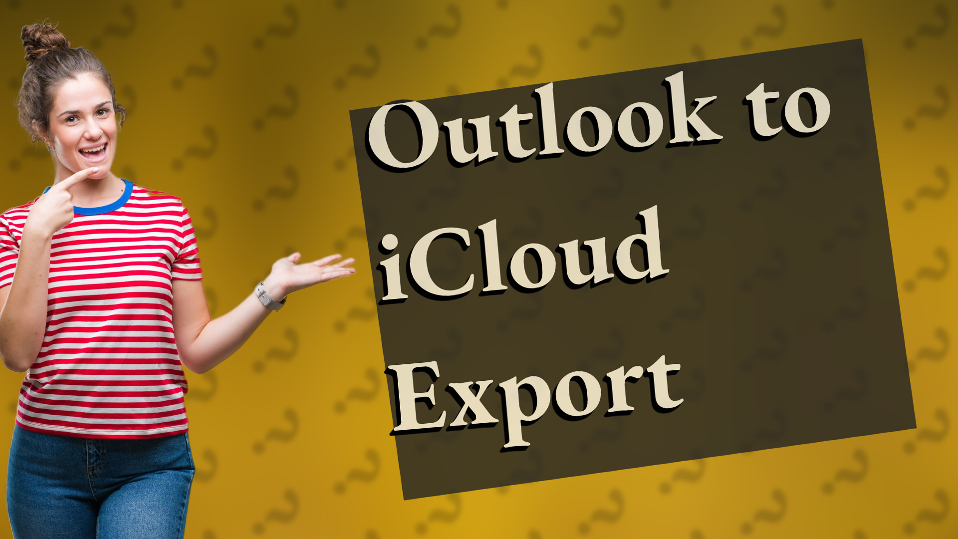 Outlook to iCloud Export