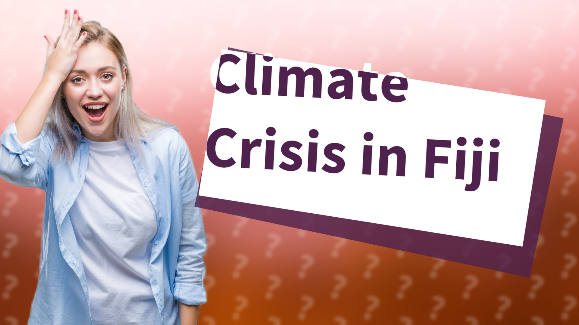 Climate Crisis in Fiji