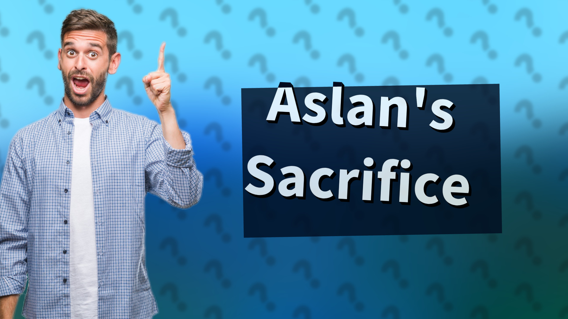 Aslan's Sacrifice