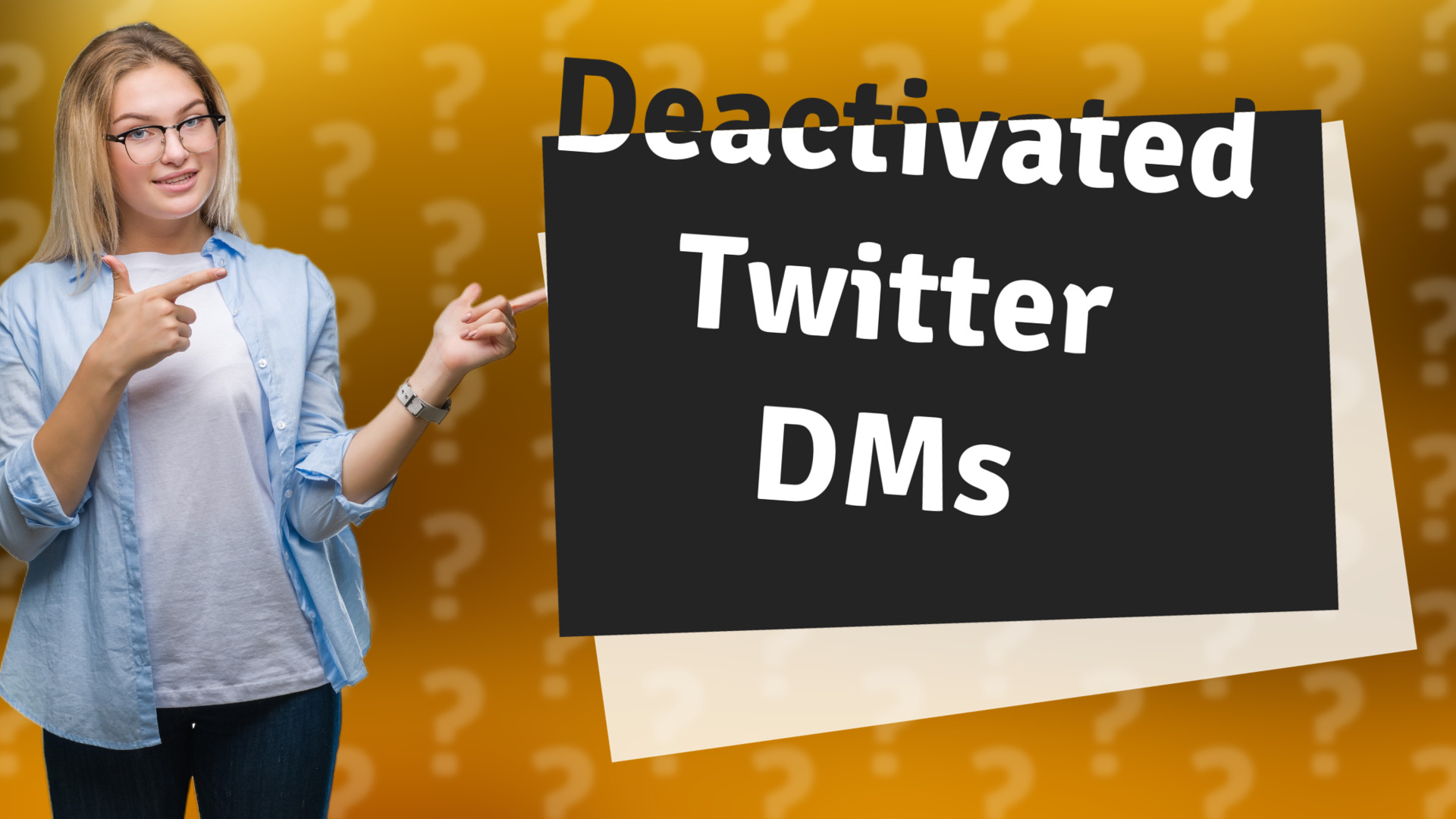 Deactivated Twitter DMs