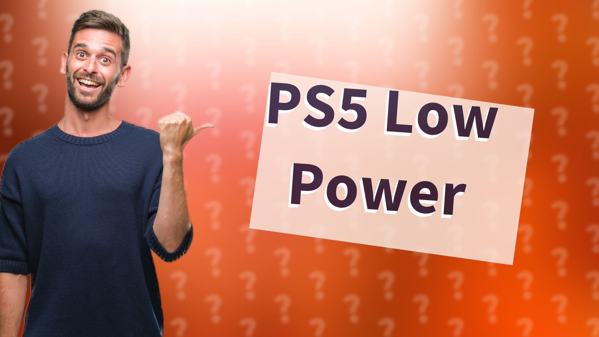 PS5 Low Power