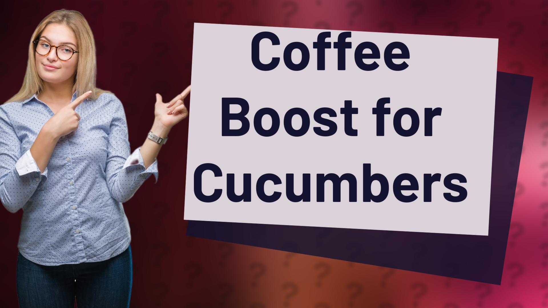 Coffee Boost for Cucumbers