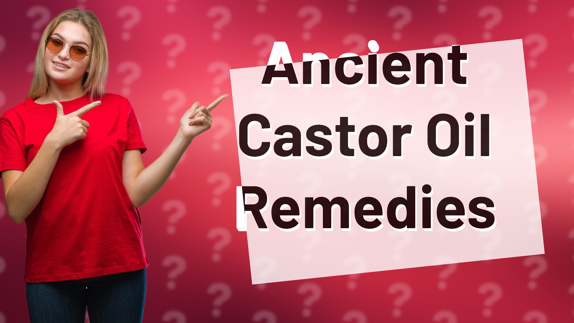 Ancient Castor Oil Remedies
