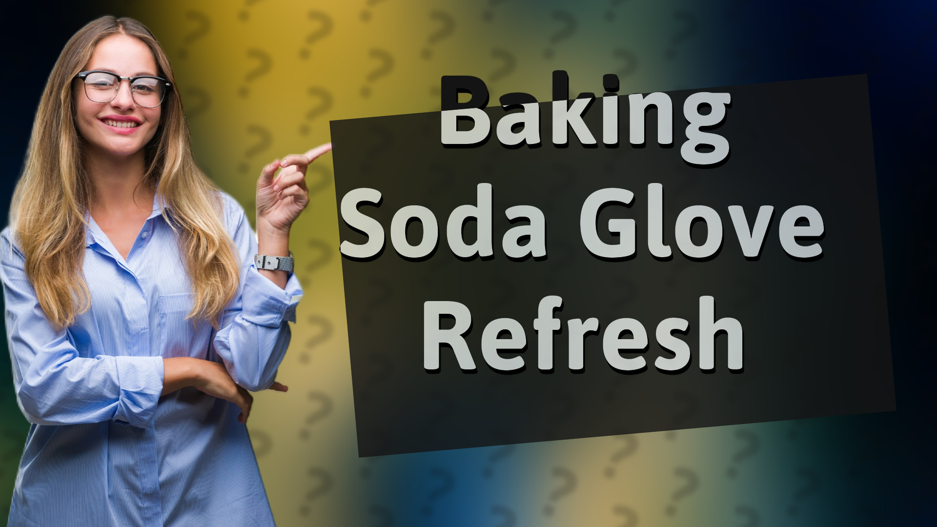Baking Soda Glove Refresh