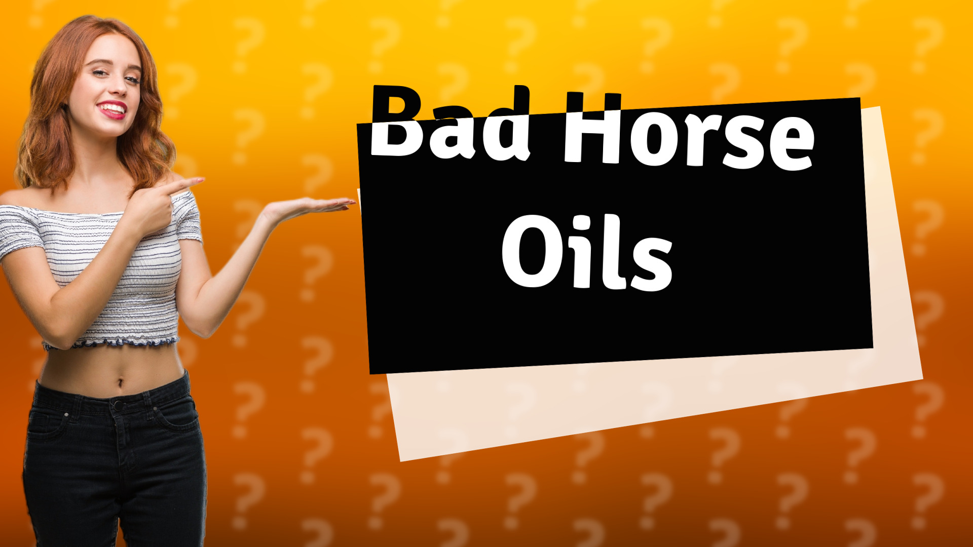 Bad Horse Oils