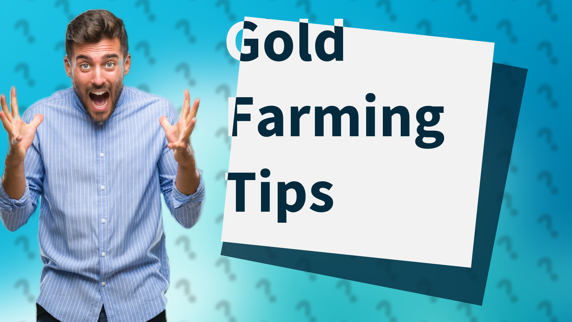 Gold Farming Tips