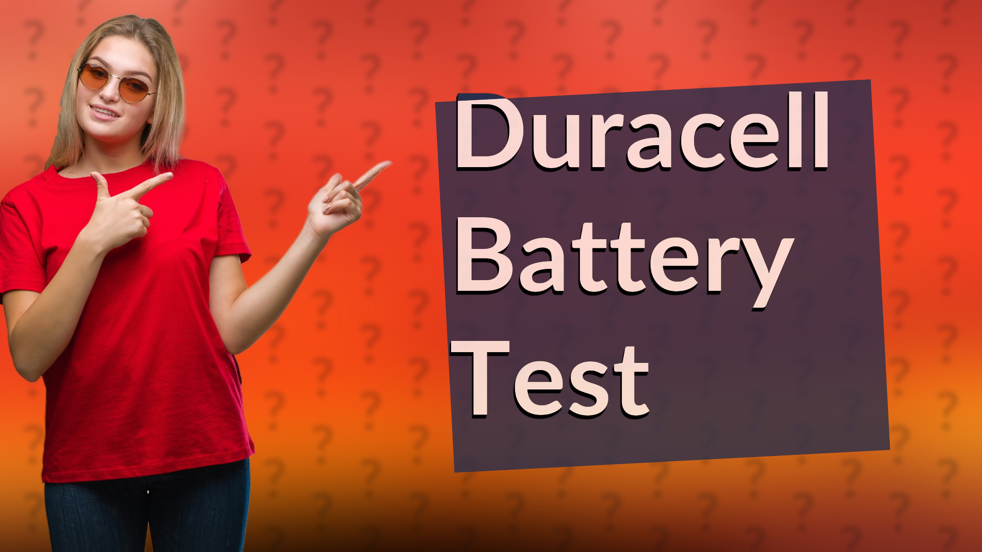Duracell Battery Test