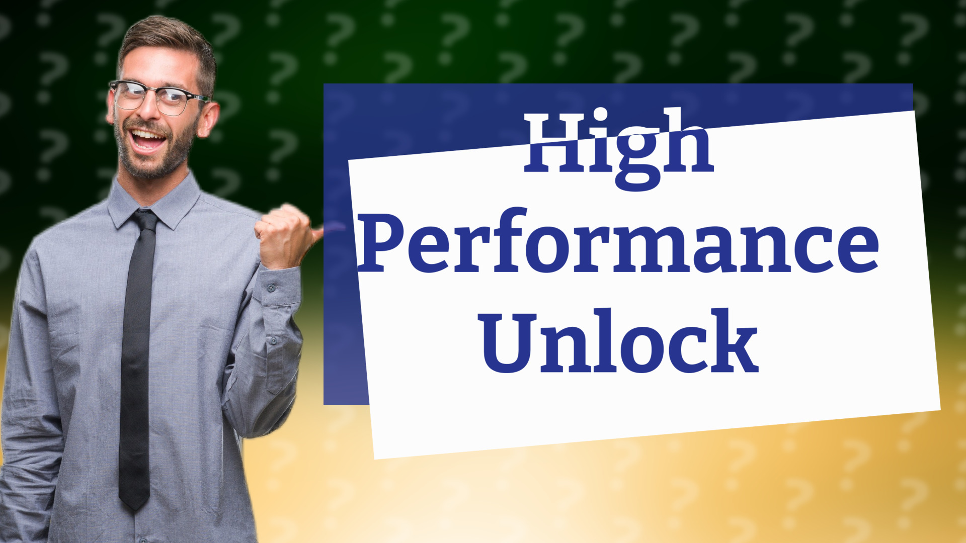 High Performance Unlock