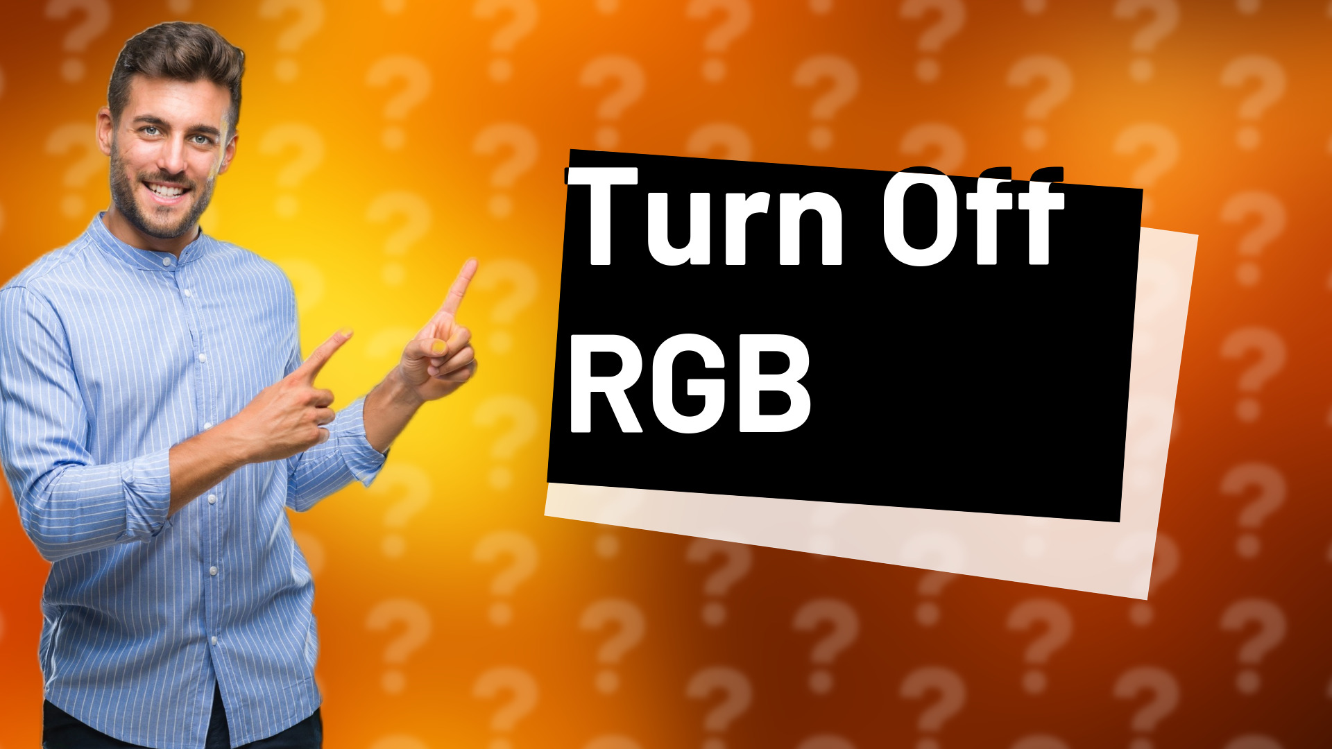 Turn Off RGB