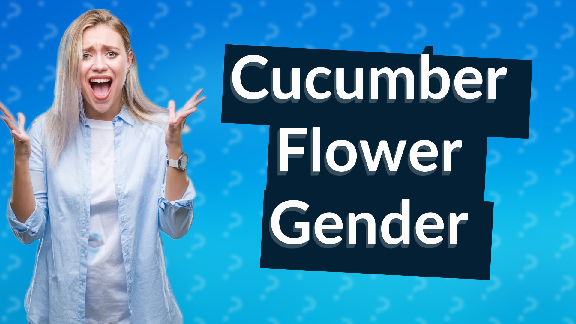 Cucumber Flower Gender